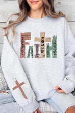 Load image into Gallery viewer, Faith Christian Graphic Fleece Sweatshirts
