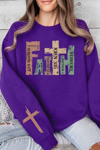 Load image into Gallery viewer, Faith Christian Graphic Fleece Sweatshirts
