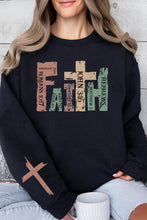 Load image into Gallery viewer, Faith Christian Graphic Fleece Sweatshirts
