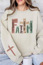 Load image into Gallery viewer, Faith Christian Graphic Fleece Sweatshirts
