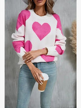 Load image into Gallery viewer, Heart Knit Sweater
