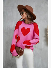 Load image into Gallery viewer, Heart Knit Sweater
