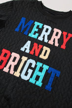 Load image into Gallery viewer, Merry and Bright Quilted Sweatshirt
