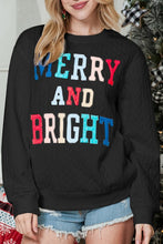 Load image into Gallery viewer, Merry and Bright Quilted Sweatshirt
