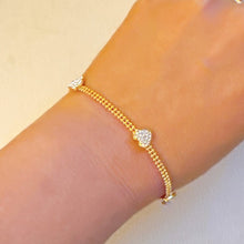 Load image into Gallery viewer, Dotty Shine Heart Bracelet
