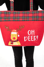 Load image into Gallery viewer, Oh Deer Christmas Oversize Tote
