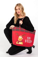 Load image into Gallery viewer, Oh Deer Christmas Oversize Tote
