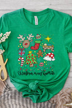 Load image into Gallery viewer, Christmas is my Favorite Doodle Holiday Tee
