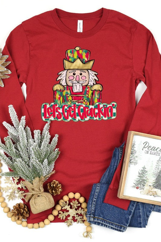 Lets Get Crackin Nutcracker Long Sleeve Top