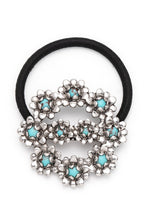 Load image into Gallery viewer, Iconic Flower Stone Hair Tie
