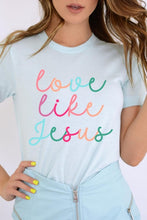 Load image into Gallery viewer, Colorful Love Like Jesus Graphic Tee
