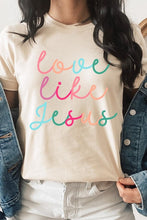 Load image into Gallery viewer, Colorful Love Like Jesus Graphic Tee
