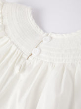 Load image into Gallery viewer, White  Smocked Church Christ Bishop Christening Dress
