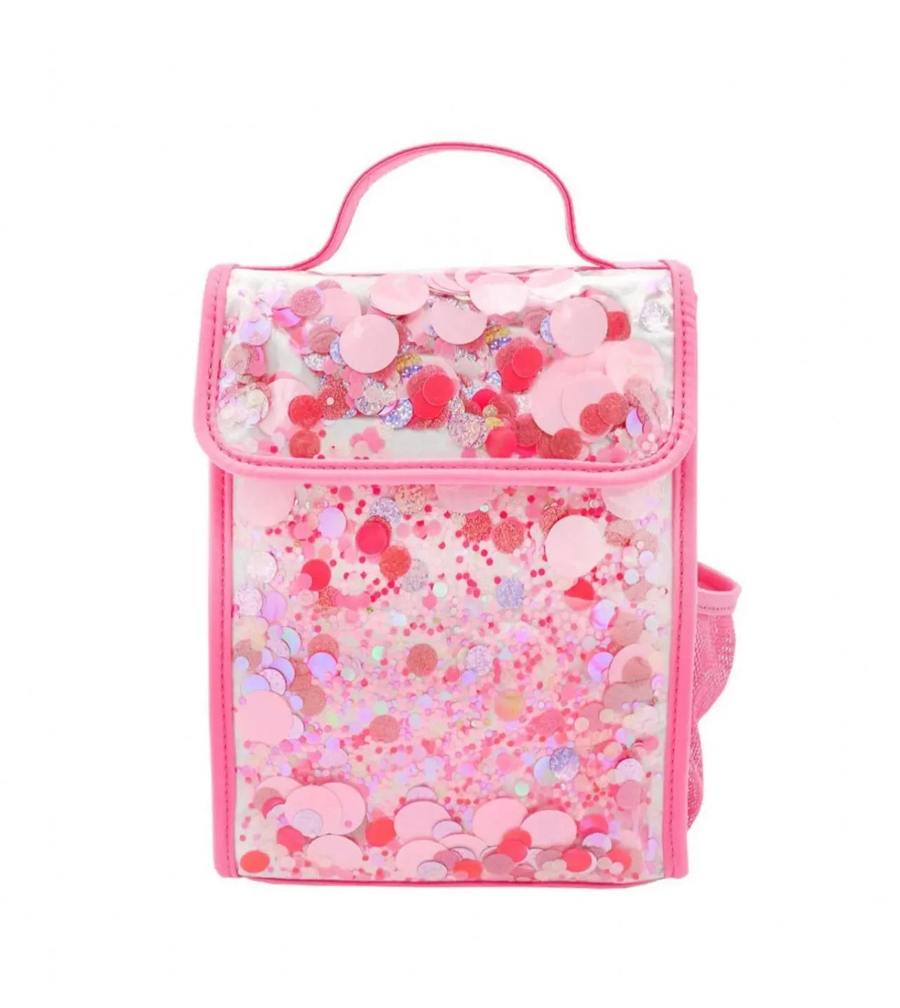 Pink Party Confetti Heavy Duty Insulated Lunchbox - Abbies Place