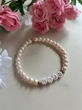 Load image into Gallery viewer, WWJD Bead Bracelet - Multi-Color Natural Stone Faith Jewelry
