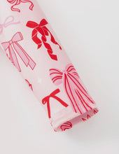 Load image into Gallery viewer, Toddler Girls Valentine Bow Print Long Sleeves Dress-Ships 11/20
