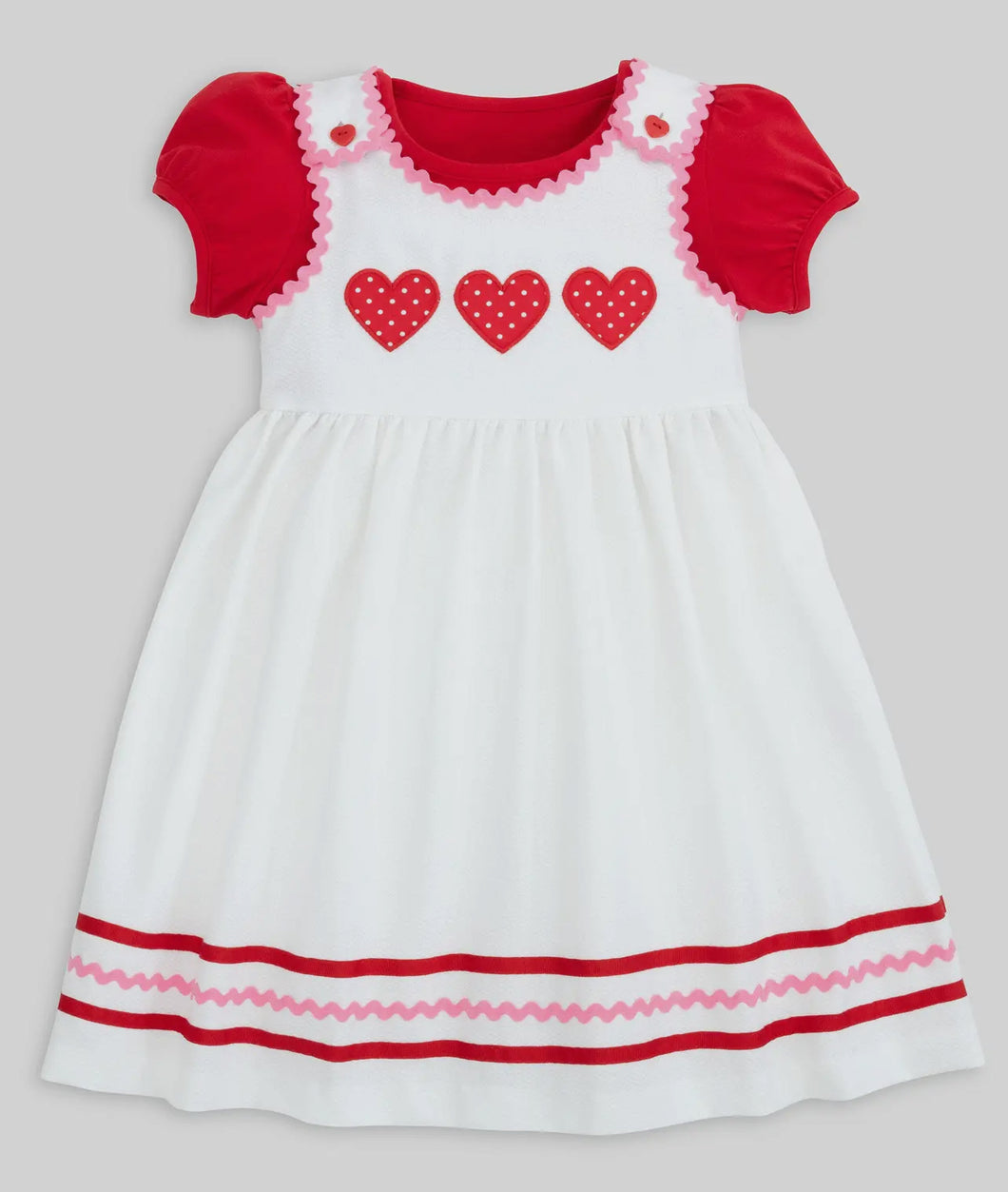 Be Mine Heart Applique Dress-Shirt not included