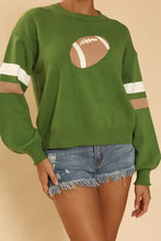 Load image into Gallery viewer, Football knit sweater - Image #4
