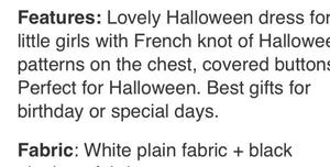 Halloween French Knot Dress - Image #4