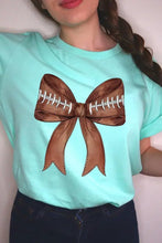 Load image into Gallery viewer, Coquette Football Bow Graphic T Shirts - Image #18
