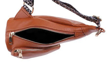 Load image into Gallery viewer, Remy Vegan Leather Sling Handbag Purse Belt Bag - Image #6
