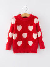 Load image into Gallery viewer, Valentine&#39;s Day Girls Pullover Sweater
