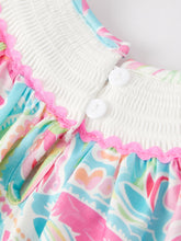 Load image into Gallery viewer, Easter Cross Smocking Embroidery Baby Girl Romper
