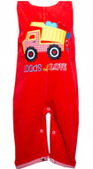 Boys Valentines Loads of Love Dump Truck One Piece Longall