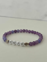 Load image into Gallery viewer, WWJD Bead Bracelet - Multi-Color Natural Stone Faith Jewelry
