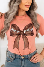 Load image into Gallery viewer, Coquette Football Bow Graphic T Shirts - Image #15
