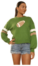 Load image into Gallery viewer, Football knit sweater - Image #1
