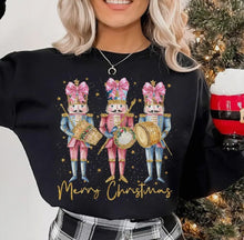 Load image into Gallery viewer, Glitter Nutcracker Christmas Tee
