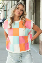 Load image into Gallery viewer, Multi-Color Checker Sweater Vest - Image #3
