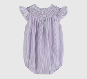 Light Purple Seersucker Bunny
Smocked Romper