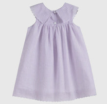 Load image into Gallery viewer, Lavender Fuzzy Chick and Flowers
Collared Dress
