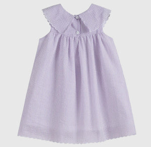 Lavender Fuzzy Chick and Flowers
Collared Dress