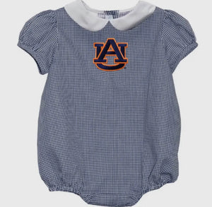 ETA 6/15-Auburn Tigers Embroidered Girls Baby Bubble Charlotte - Image #1