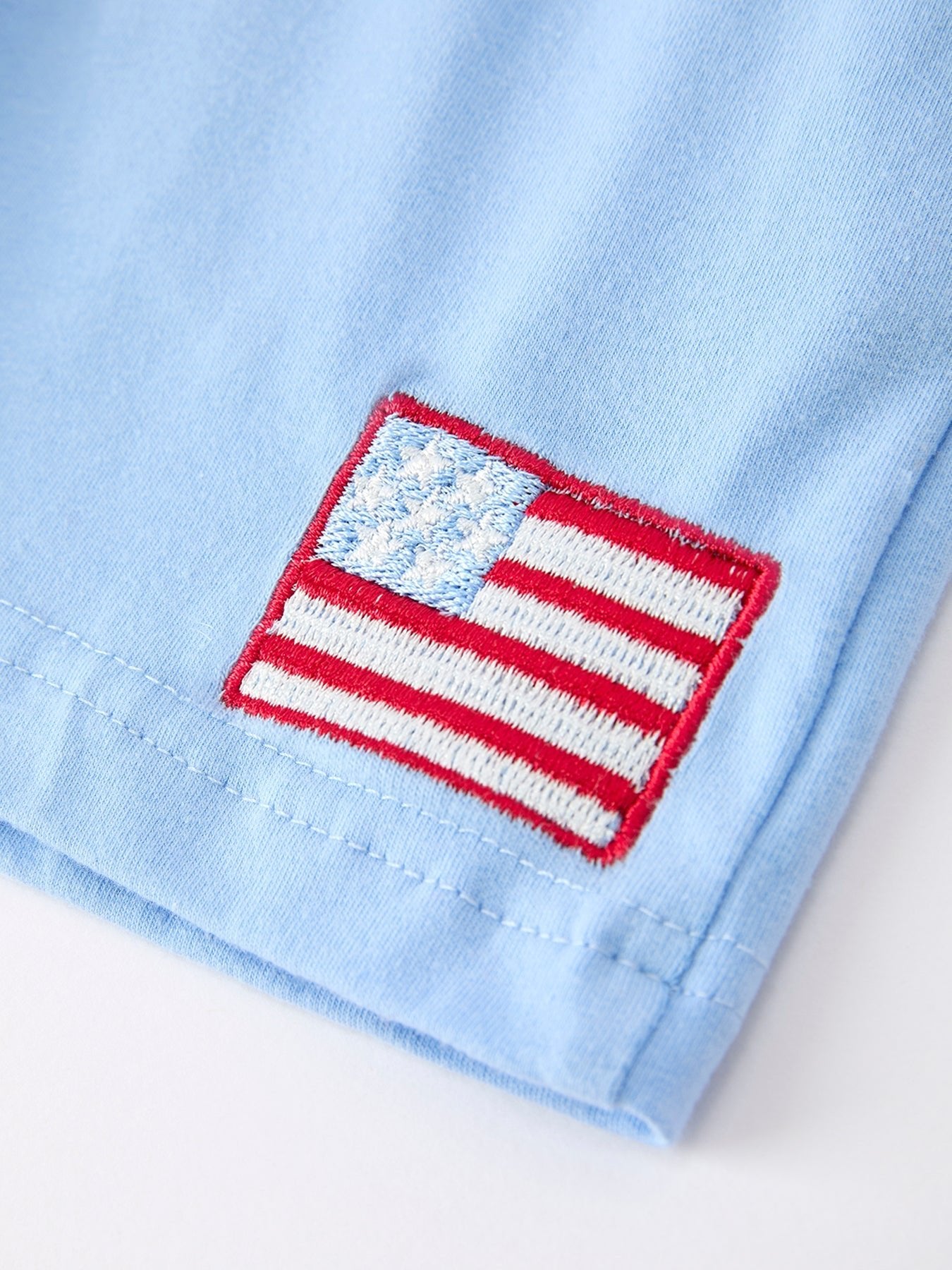 4th of July Flag Boys Set Short Sleeve Top Shorts - Abbies Place