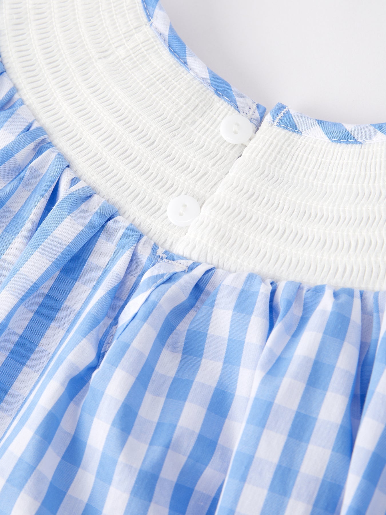 4th of july Flag Embroidery Smocking Girls Dress - Abbies Place