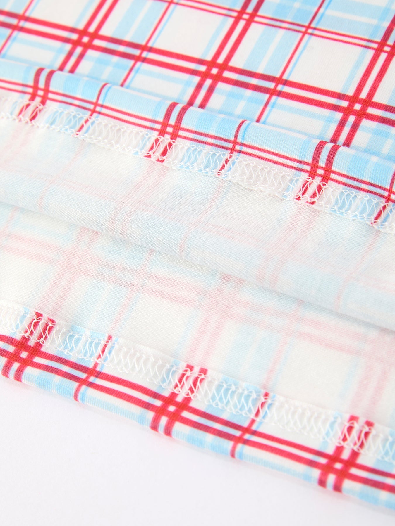 4th of July Plaid Flag Heart Girl Dress With Bow - Abbies Place
