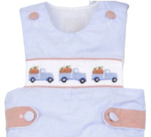 Load image into Gallery viewer, Truck Hand Smocked Boy Longalls - Image #2
