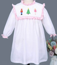 Load image into Gallery viewer, Embroidery crochet long sleeve Christmas Nutcracker
