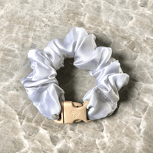 Load image into Gallery viewer, Buckle Scrunchie - Neutral Colors - No Snagging, No Tangles
