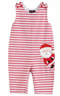 Red and White Santa Overalls - Image #1