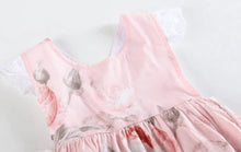 Load image into Gallery viewer, Vintage Pink Rose Angel Sleeve Bubble Romper - Image #4
