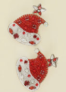 Christmas Santa Clause Hat
Bead Earrings