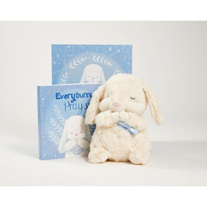 Tickle & Main Everybunny Prays The Praying Musical Bunny, Ideal Baptism & Christening Gifts for Boys, Babies & Toddlers on Easter & Christening (Blue, 7 in)