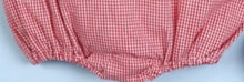 Load image into Gallery viewer, Smocked Baseball Boy Red Gingham - Image #4
