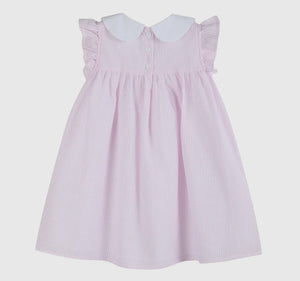 Pink Seersucker Easter Bunny
Ruffle Dress