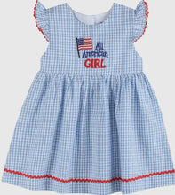 Load image into Gallery viewer, All American Girl&#39; Blue Gingham Dress - Image #1
